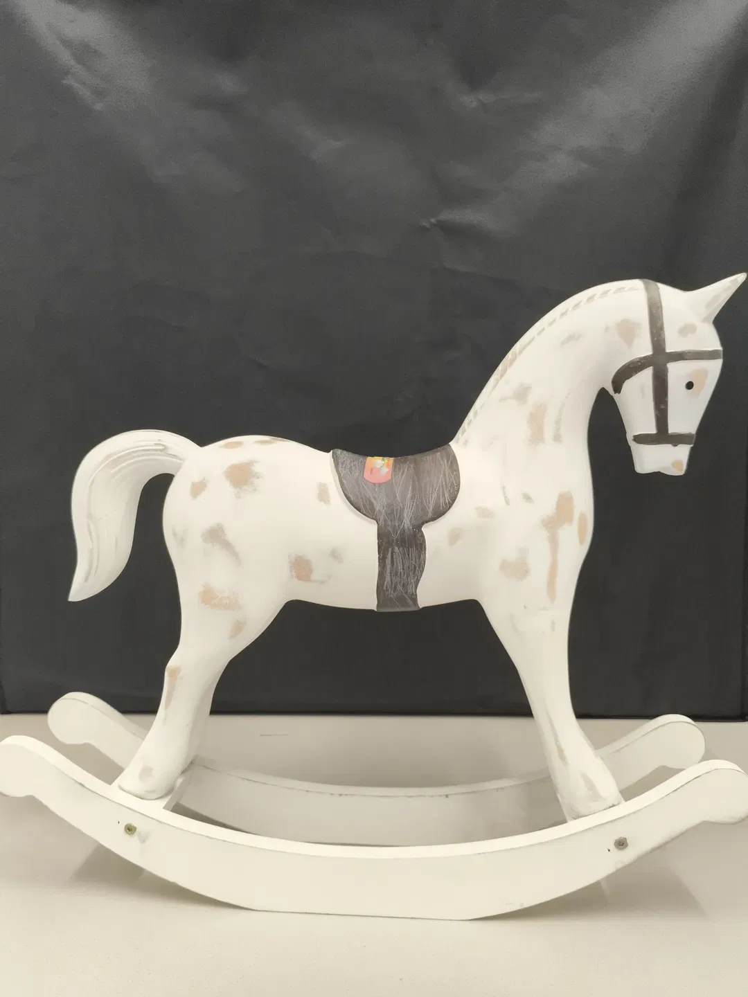 Schaukelpferd für Puppen, Holz, Deko - Bild 4