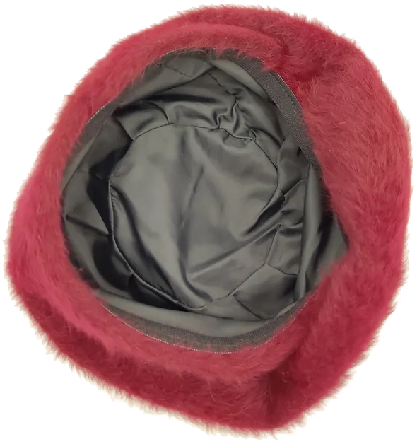 Kunstfellmütze dunkelfuchsia  – Bild 4