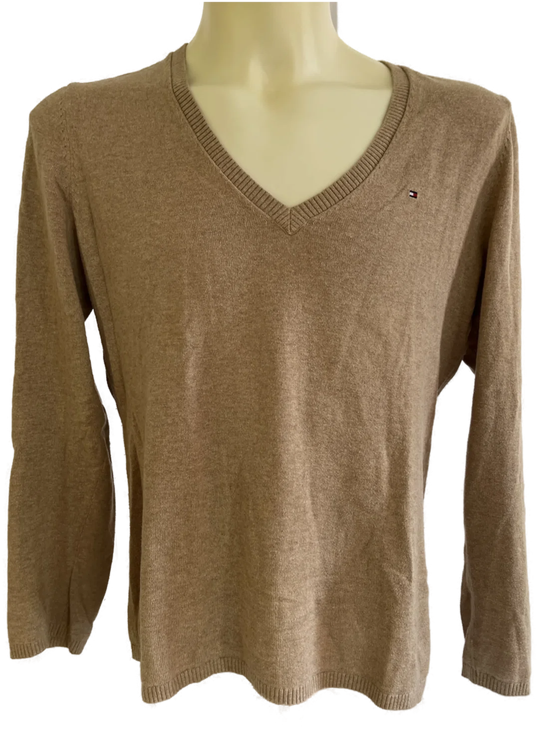 HILFIGER Pullover Herren Gr. XL Cashmere - Bild 1