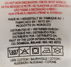 Fruit of the Loom Cioran Herrenshirt schwarz Gr. XL – Vorschau 4