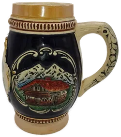 King Keramik/Porzellan Bierkrug von Linz/Donau - Bild 2