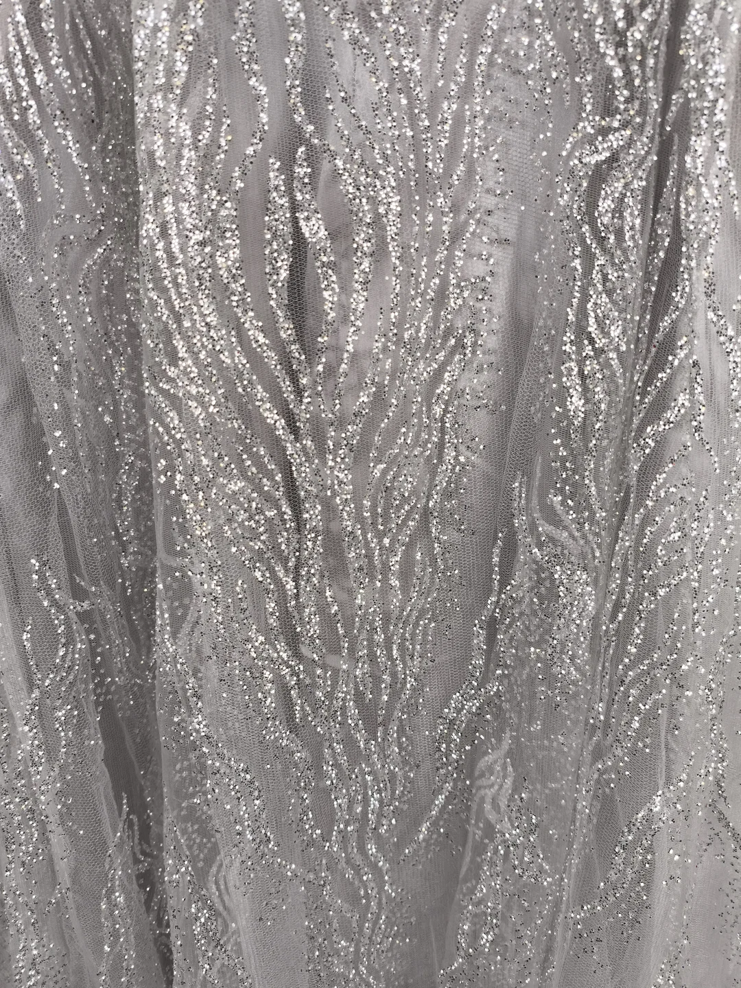 Ballkleid 2-teilig, silber, Eva & Lola, Gr. L – Bild 3