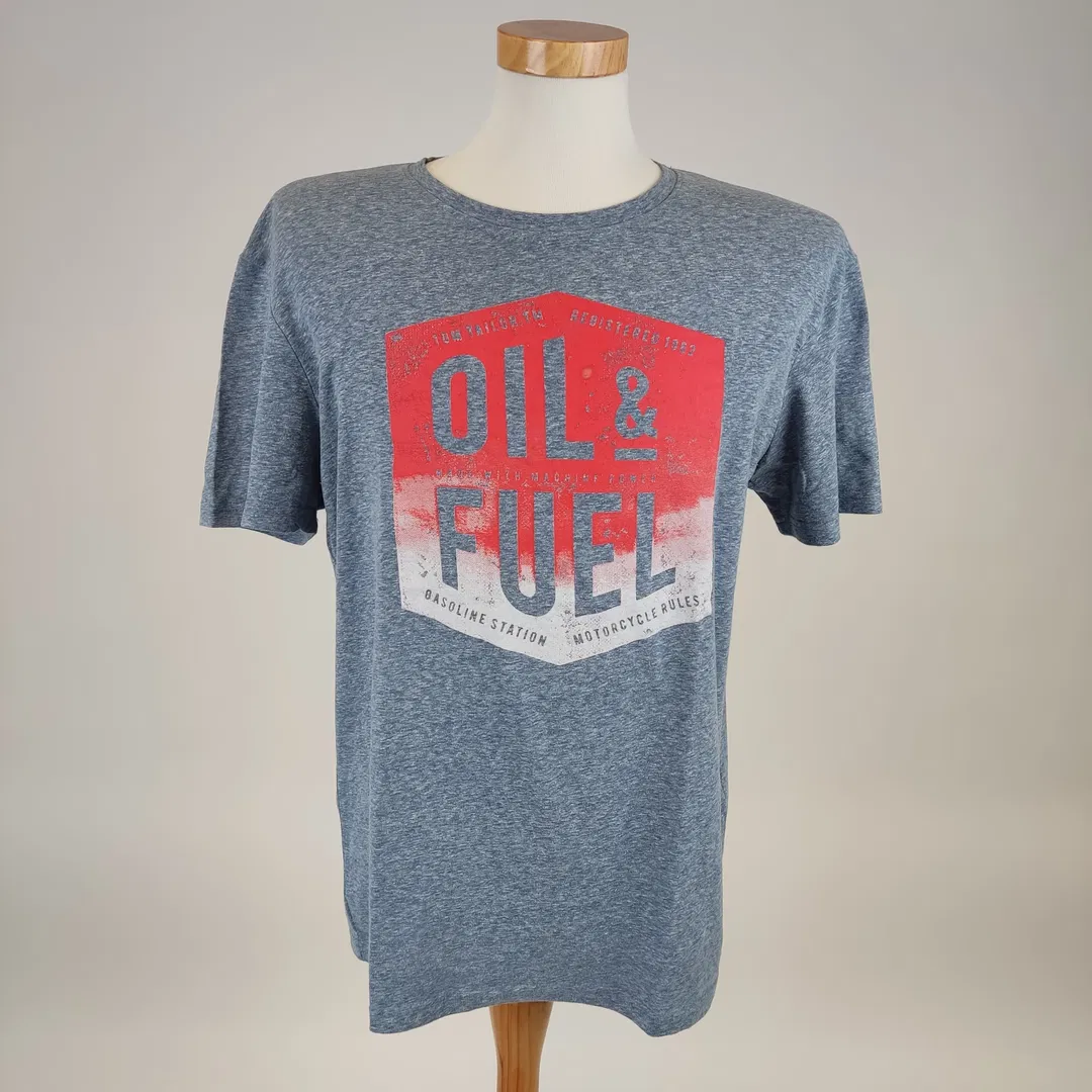 Tom Tailor Herrenkurzarm T-Shirt grau - Gr.50 - Bild 1