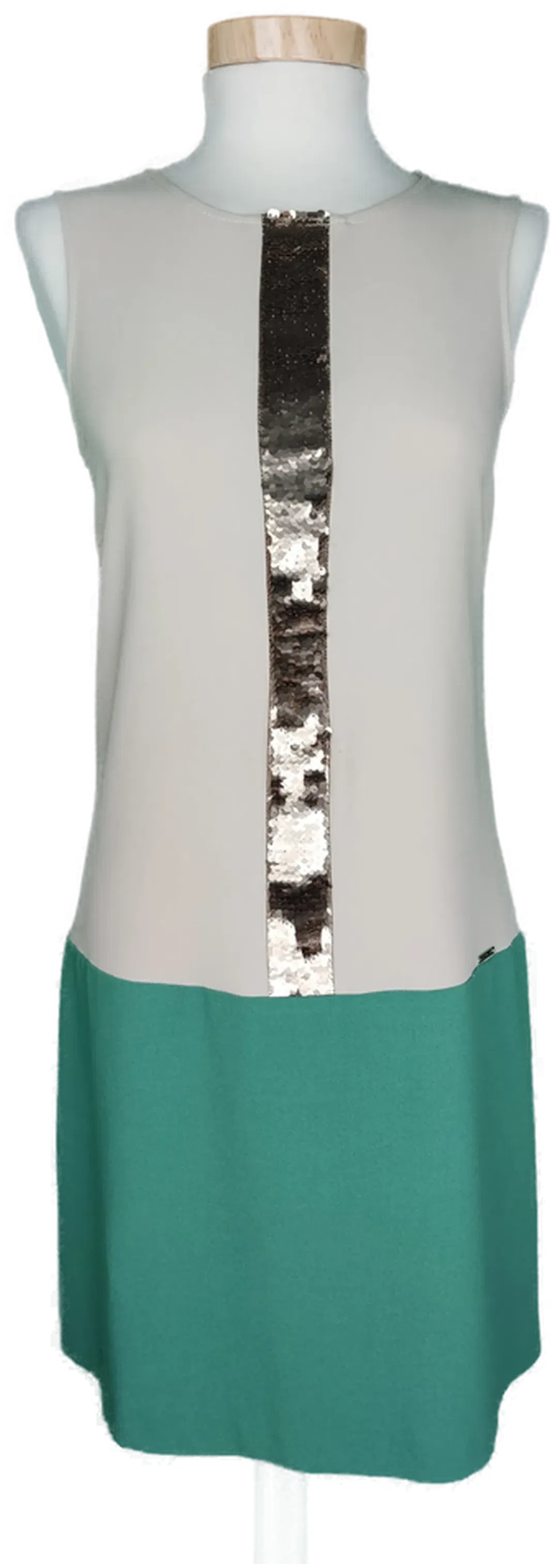 EXTASY Damen Minikleid mit Pailettenbesatz - M/40 - Bild 1