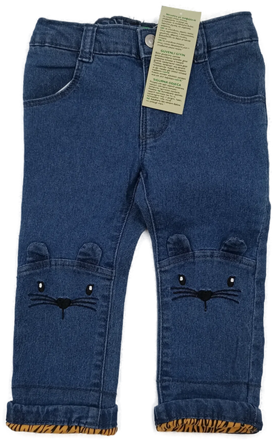 United Colors of Benetton Kinderjeans blau Gr. 82 - Bild 1