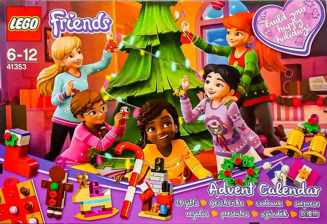 LEGO Friends 41353 Adventskalender Weihnachtsschmuck 24 Geschenke – Bild 1