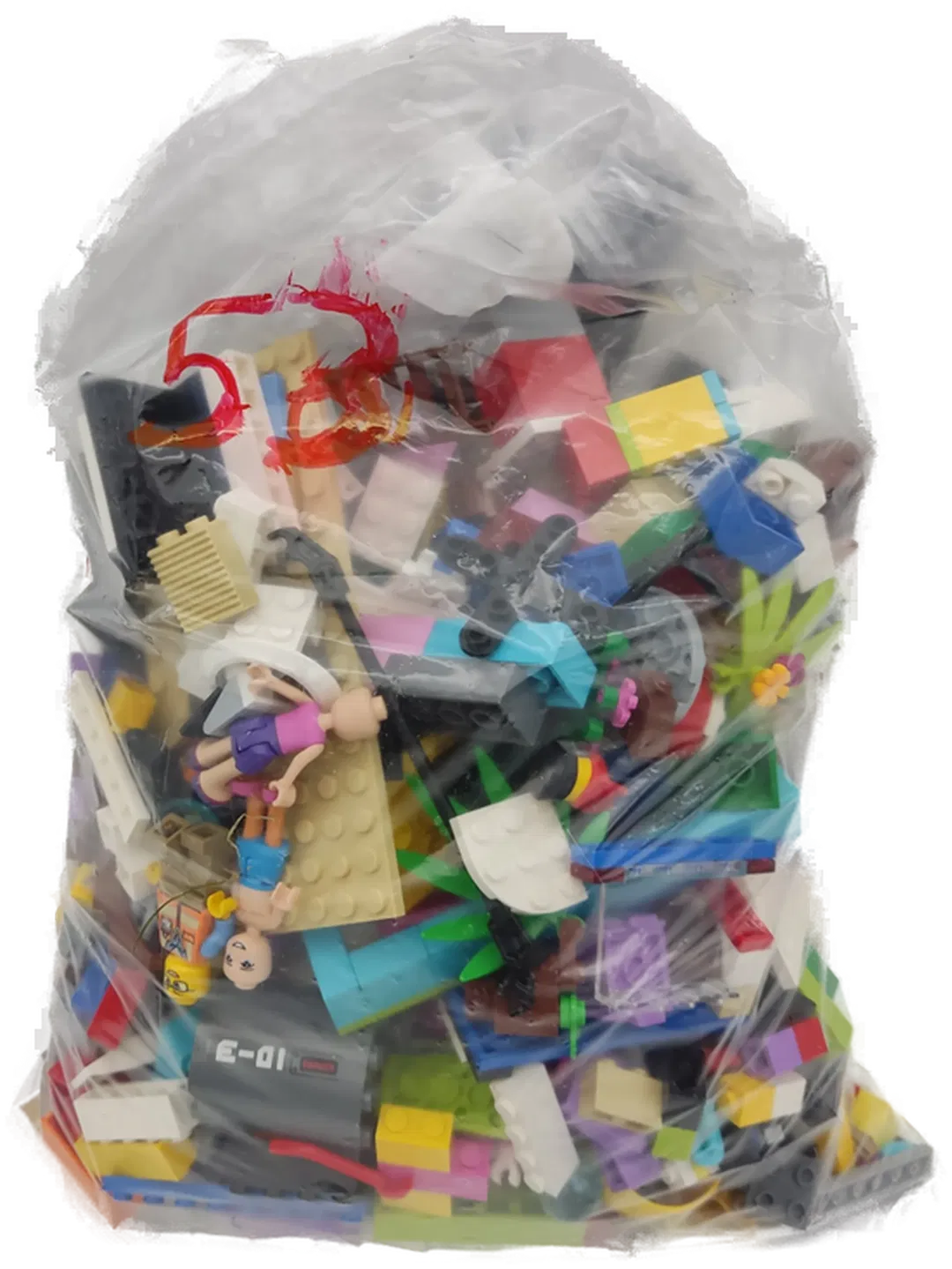 1 Kilo Lego Steine gemischt - Bild 1