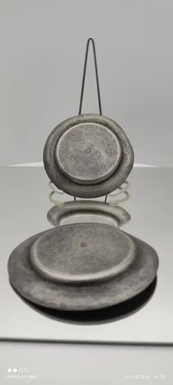 Zinn-Untersatzteller Sonstige 2er, Mit Schönheitsfehler | Vintage-Schatz - Bild 4