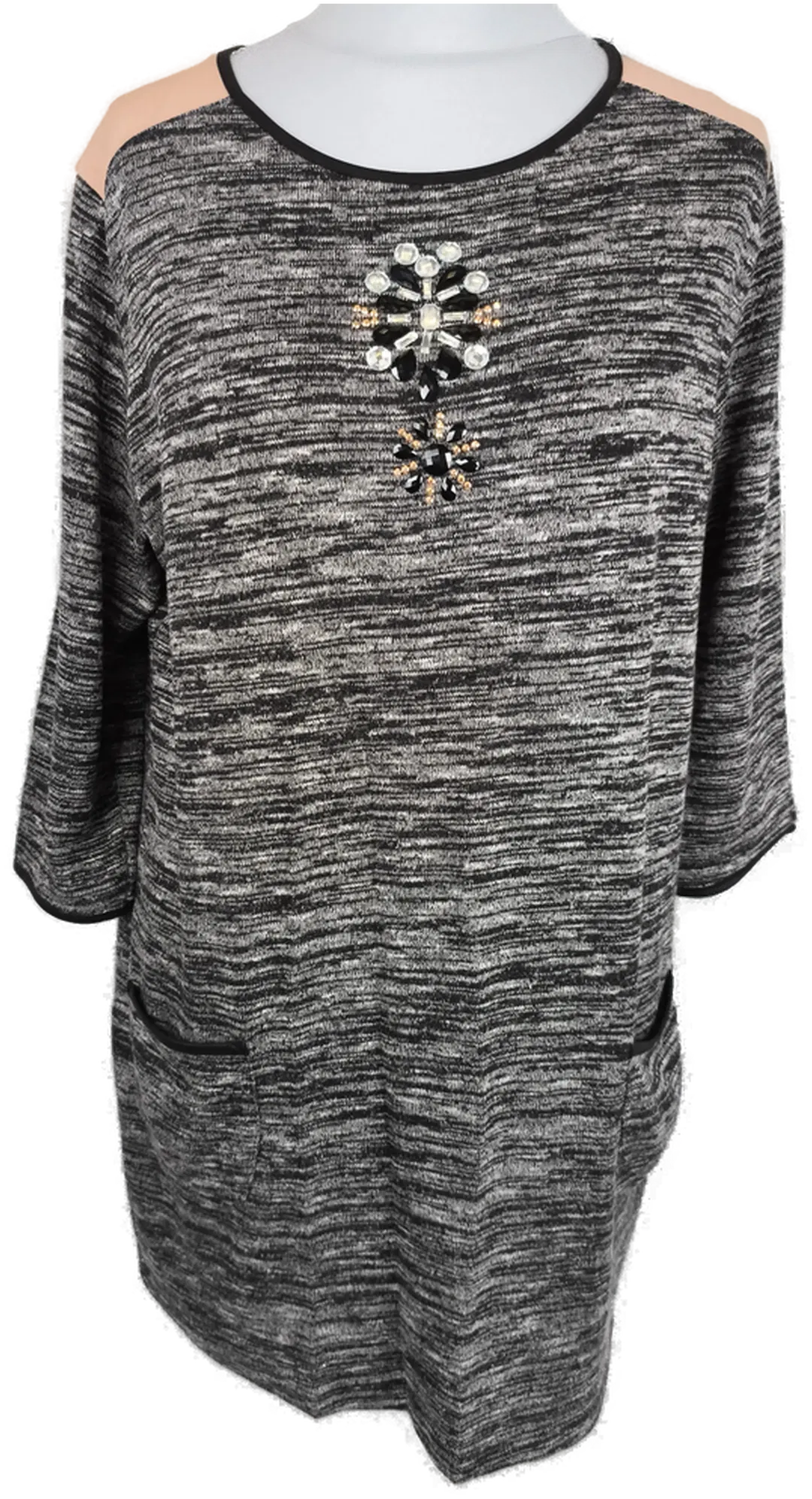 Longshirt Damen, Laura Torelli, Gr. 48/50 - Bild 1