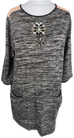 Longshirt Damen, Laura Torelli, Gr. 48/50 - Bild 1