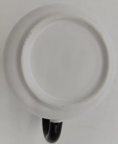 SHENDONG Panda-Teetasse mit Deckel und Löffel weiß/schwarz – Bild 4