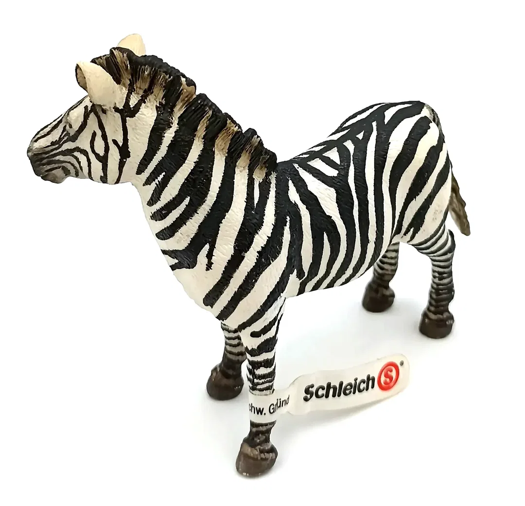 Schleich Zebra männlich Spielfigur Sammlerstück  – Bild 1