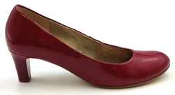 Gabor Lacklederoptik Damenpumps rot Gr. 39  – Vorschau 4