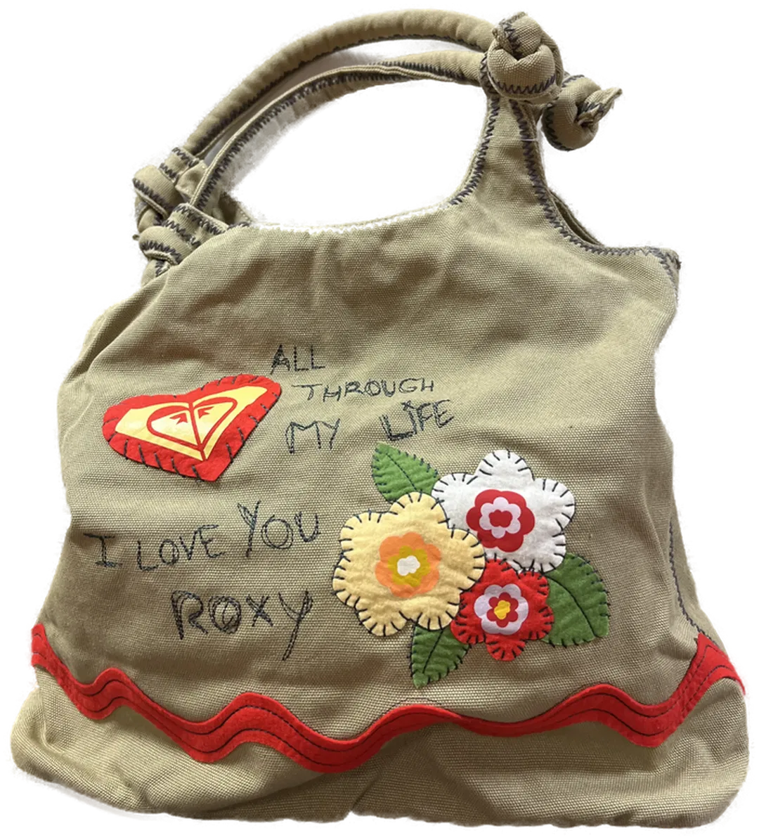 ROXY Baumwolltasche oliv Damen - Bild 1