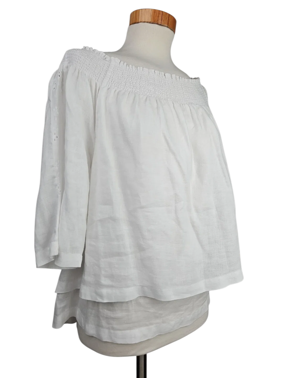 s.Oliver Damen Bluse, weiß - Gr. L  – Bild 2