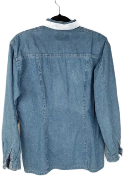 Damen Jeansbluse s.Oliver Perlenkragen | Casual Mit Glanz - Bild 2