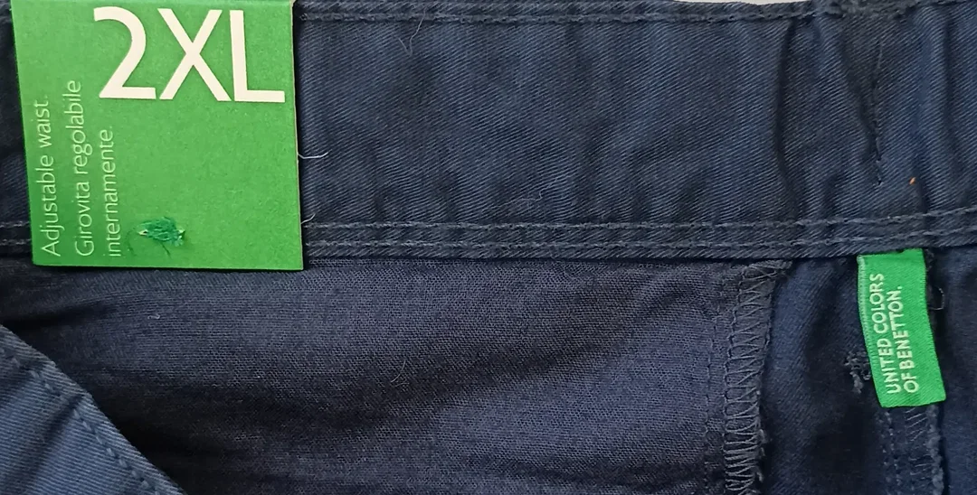 United Colors of Benetton Kinderhose blau Gr. 2XL – Bild 3