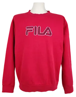 Vintage FILA Herren Pullover rot -  Gr. L - Bild 1