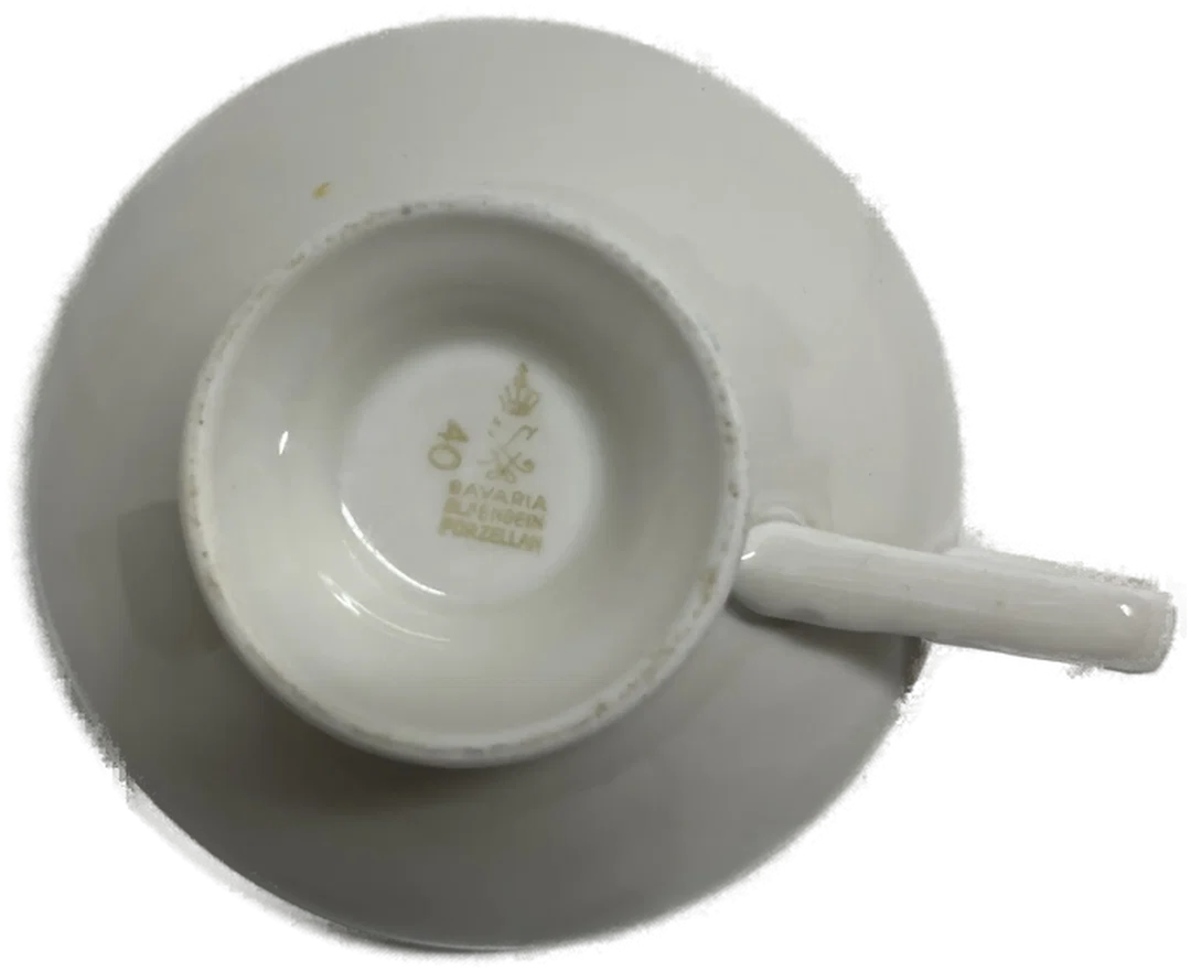 Vintage Sammeltasse mit grafischem Design - 10,5 x 5 cm - Gute Qualität – Bild 3