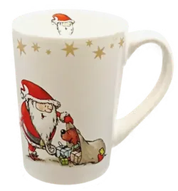 Home & Deco Weihnachtstasse gemustert  - Bild 1