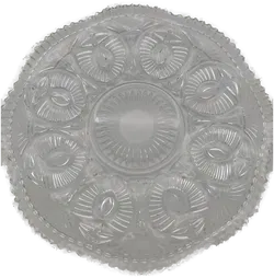 Glasschüsseln Set 8tlg., weiß mit Muster - Bild 1