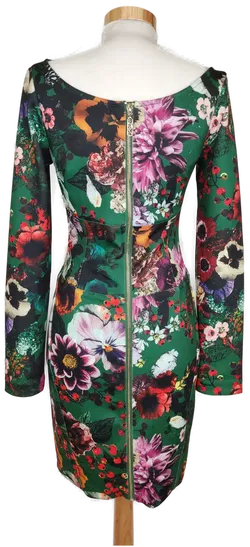 Miss Sixty Damen Kleid grün geblümt - XS/34 - Bild 2