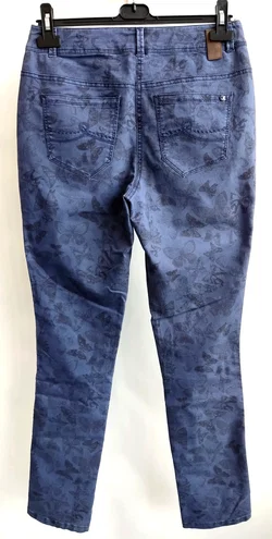 CECIL Damenjeans mit Schmetterlingsmuster blau - Gr. 28 - Bild 2