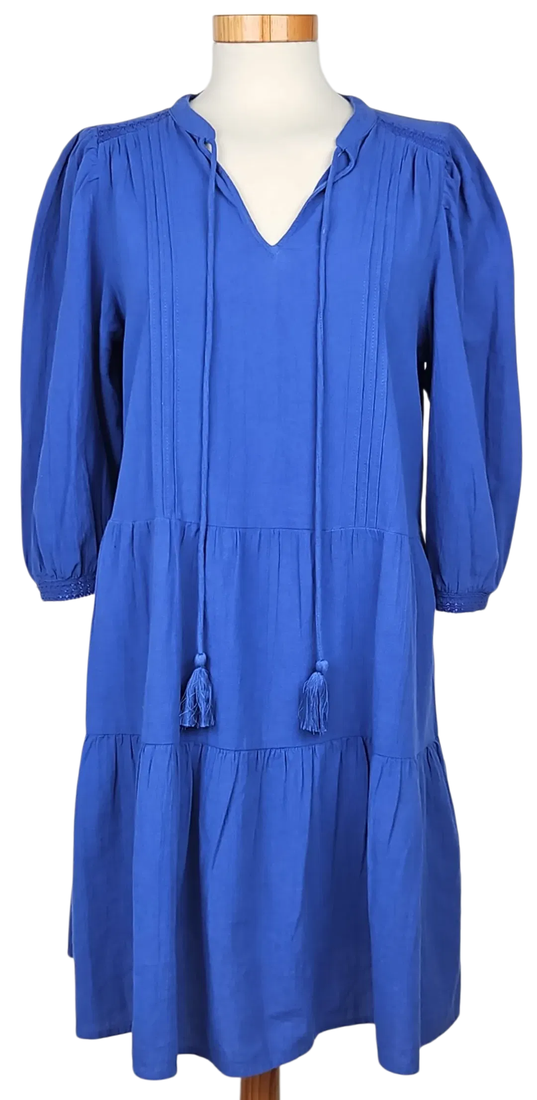 VERO MODA Damen Midikleid, blau - Gr. S  - Bild 1