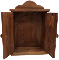 Rustikales Holzdeko-Set – handbemalt im Landhausstil, Schrank, Regal & Kasten - Bild 4