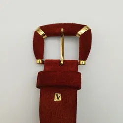 VOGUE Gürtel Rot - ca. 85cm lang - Bild 1