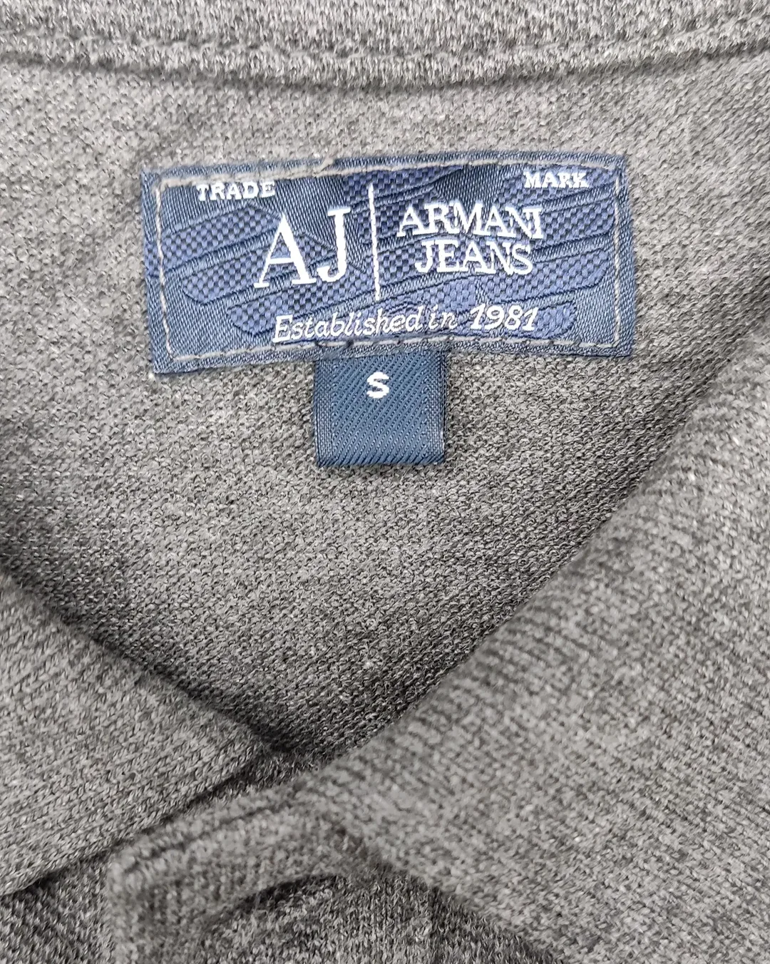Armani Herren Shirt grau Gr. S – Bild 4