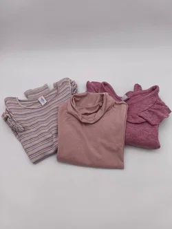 3er Set Langarm Shirts, Mädchen, Gr. 122 – Vorschau 1