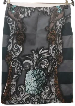 Prada Rock grau/gemustert in Größe 42 - Bild 2