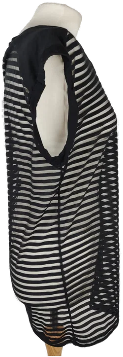 Mesh-Minikleid Maison Scotch Transparent-Streifen | Sommer-Statement - Bild 3