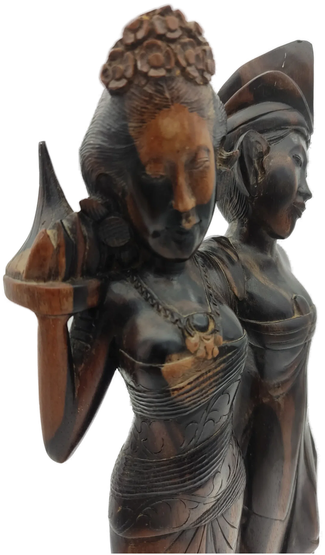 Hochzeitspaar-Figur Holz handgeschnitzt | Bali-Schatz – Bild 5