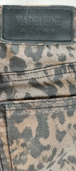 Madeleine Damen-Jeans Leomuster L (40) | Casual Luxus - Bild 5