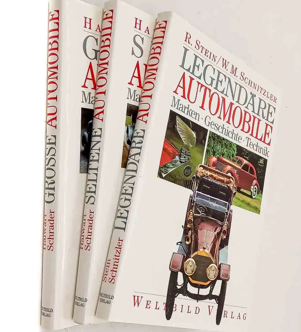 Automobile. Marken - Geschichte - Technik. 3 Bände -  Seltene Automobile - Grosse Automobile - Legendäre Automobile – Bild 2