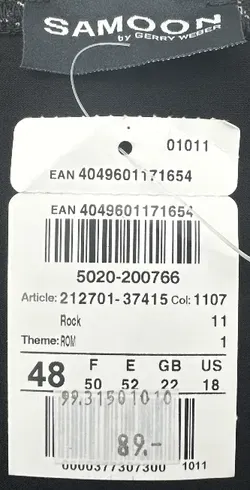 Samoon - Damenrock - Gr. 48 - Bild 3