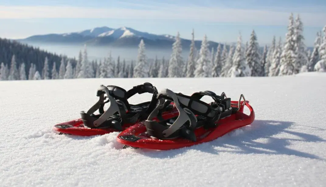 Hochwertige TSL Outdoor Schneeschuhe 325 Escape Easy in leuchtendem Rot. - Bild 4