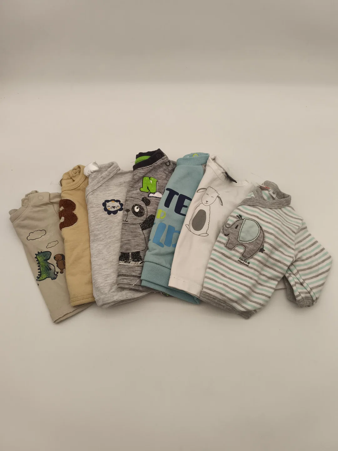 7-teiliges Set, Baby Shirt, langarm, Gr. 56 – Bild 2