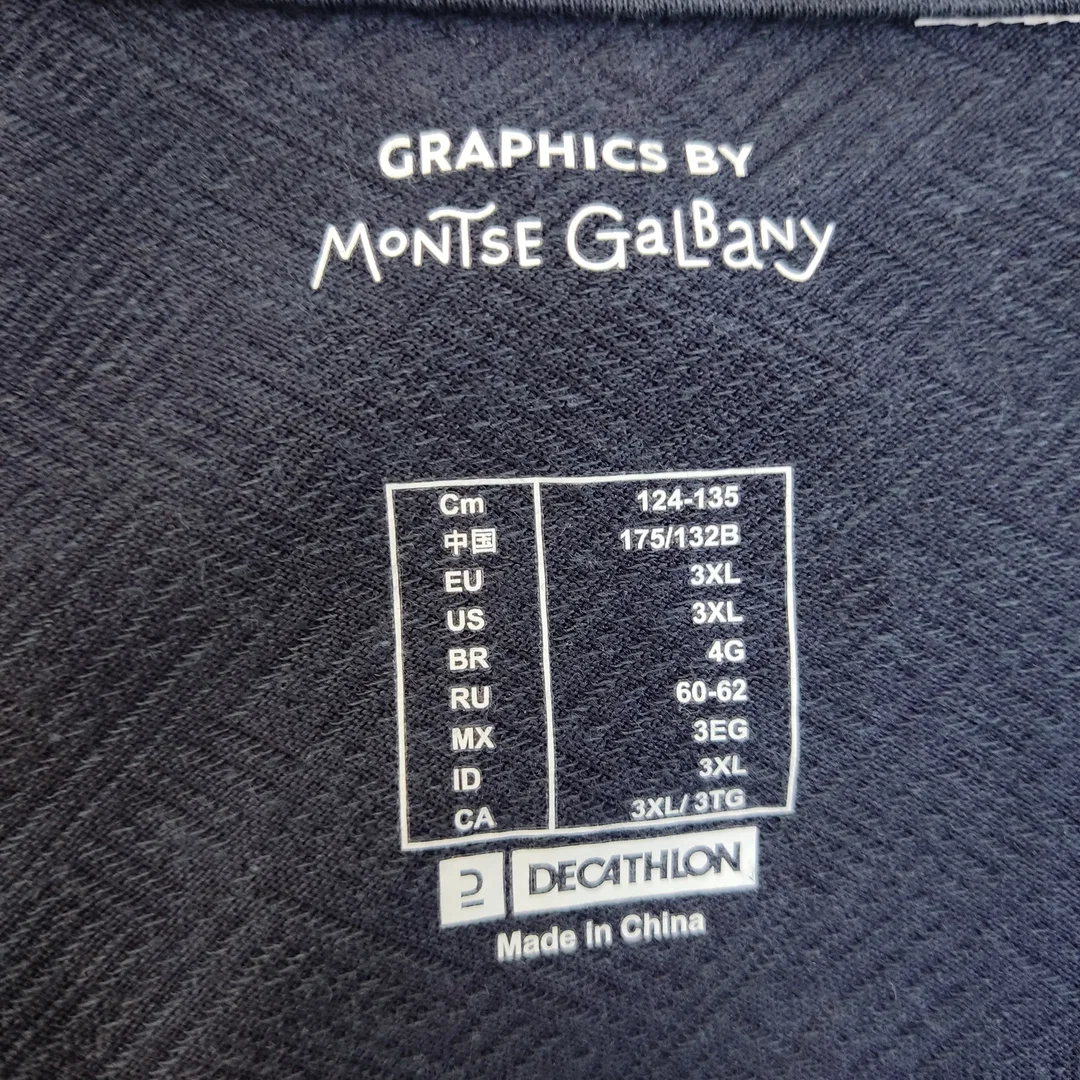 DECATHLON Damen Shirt blau - Gr.3XL – Bild 4