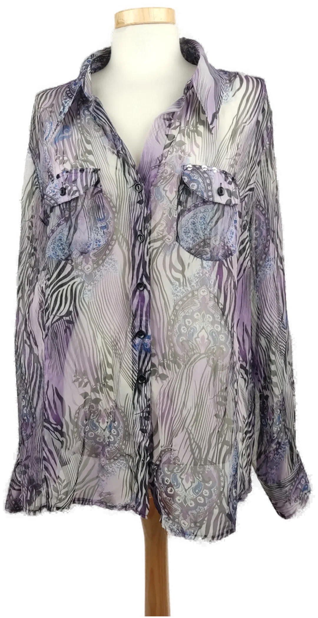 Bonita Damen Kostüm mit Bluse lila - XXL/ 44 – Bild 6