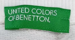 United Colors of Benetton Kindershirt weiß Gr. 2XL  – Vorschau 3