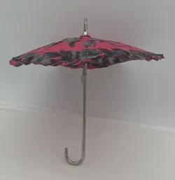 Vintage Miniatur-Regenschirm für Puppe - Bild 4