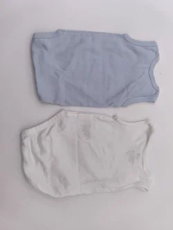 2er Set Baby-Body, Ärmellos, Gr. 56 – Vorschau 2