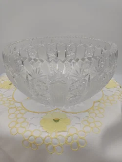 Bohemian Kristallglas-Schale „Queen’s Lace“ | Vintage-Klassiker – Vorschau 2