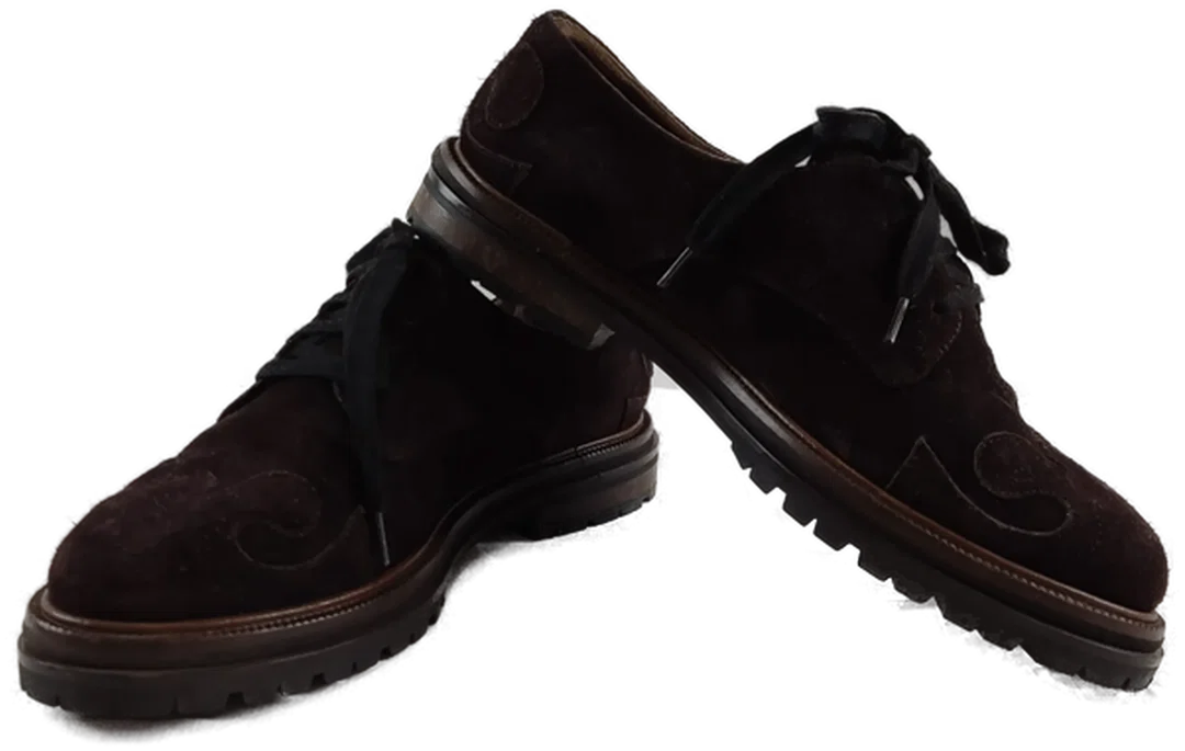 Marni Schnürschuhe aus Veloursleder  - Bild 1