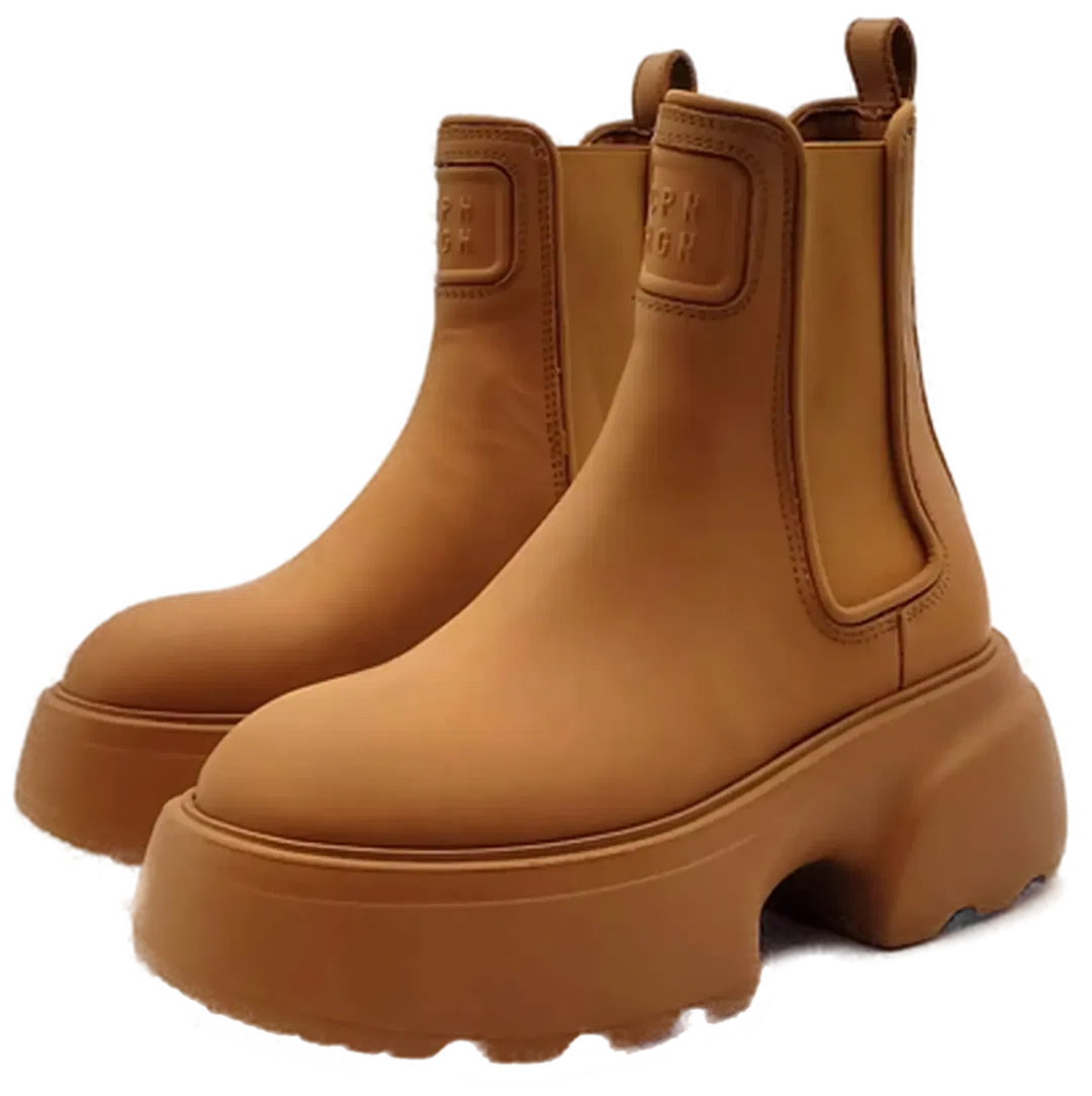 Copenhagen Studios Chelsea Boots aus Leder caramel Gr. 37 - Bild 1