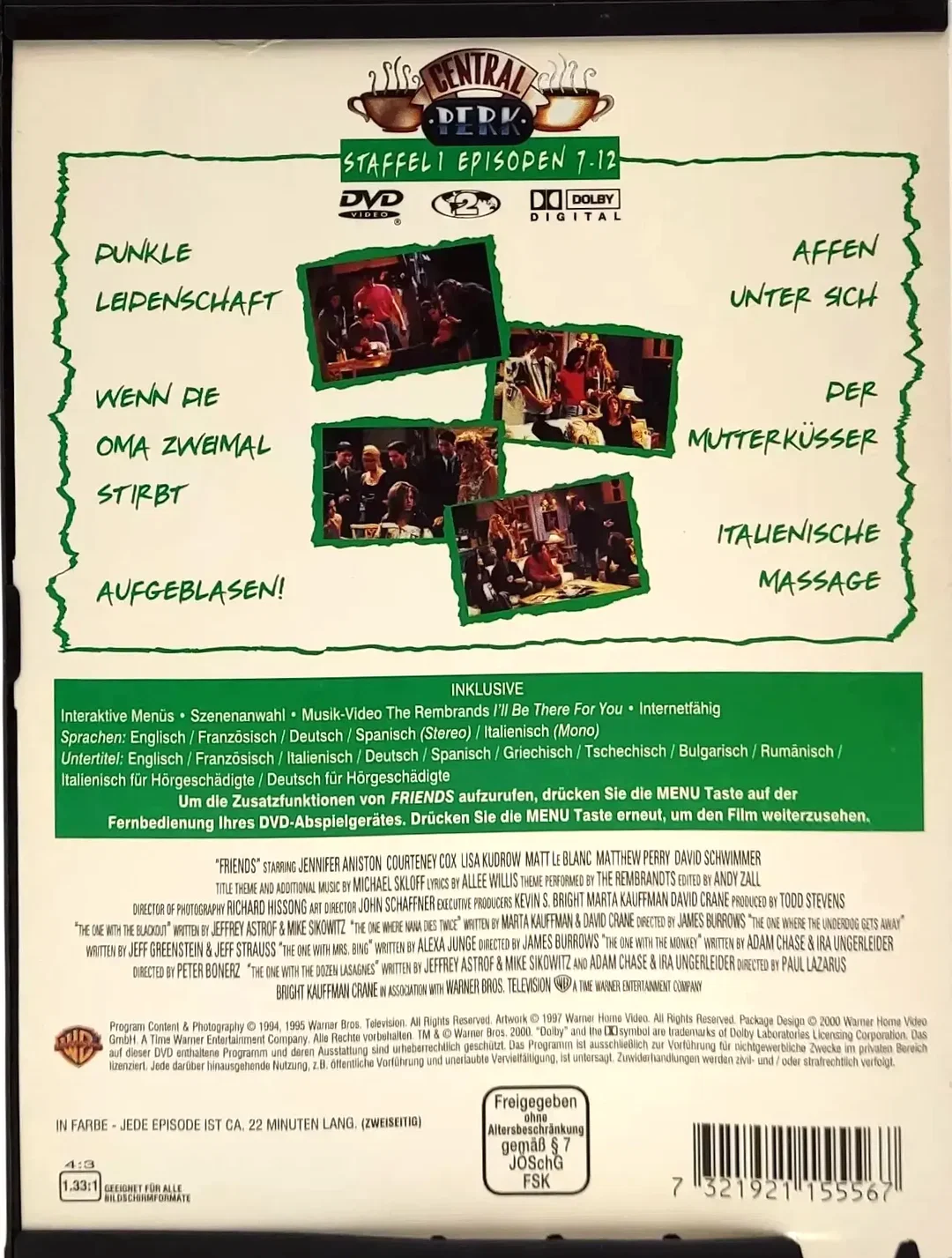 DVD "Friends Staffel 1"  – Bild 4