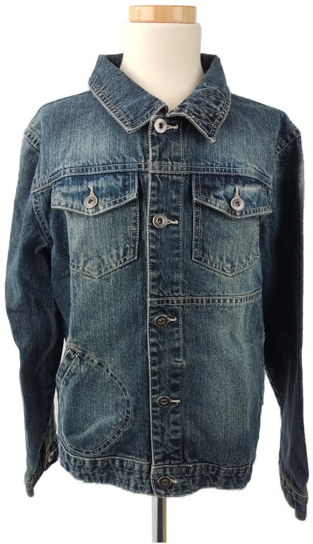 KIDZ alive Kinderjeansjacke, blau - Gr. 164 - Bild 1